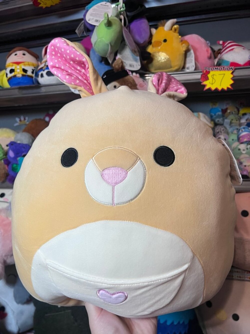 Squishmallow 16" Valentines Heart Keely the Kangaroo NWT